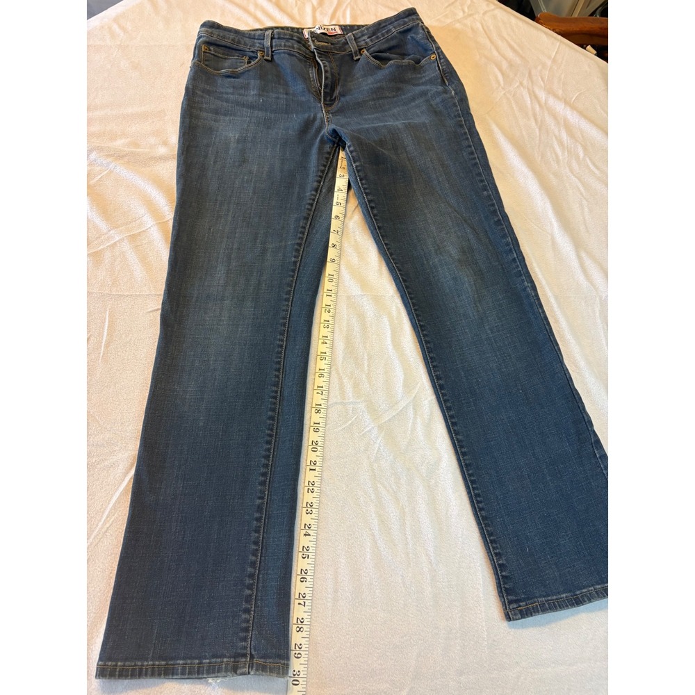 Denizen Levi's Womens Dark Wash Mid Rise Bootcut Denim Jeans 34x31
